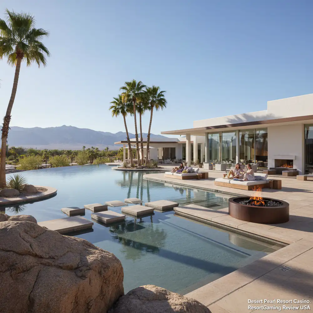 Desert Pearl Resort Casino pool area